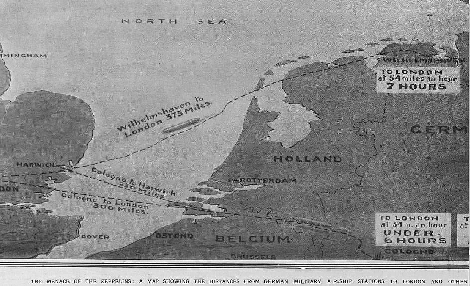 1914 menace of the zeppelins
